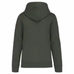 PS_K4027-B_GREENMARBLEHEATHER - Hidalgo Ecologische herensweater met capuchon, green marble heather — productfoto 48