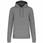 PS_K4027_GREYHEATHER - Hidalgo Ecologische herensweater met capuchon, grey heather — productfoto 50