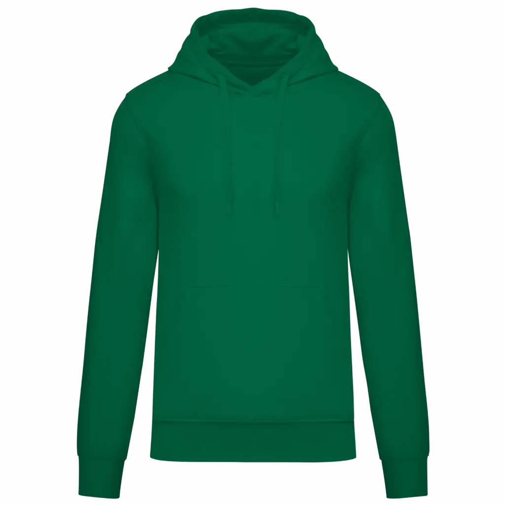 PS_K4027_KELLYGREEN - Hidalgo Ecologische herensweater met capuchon, kelly green — productfoto 56