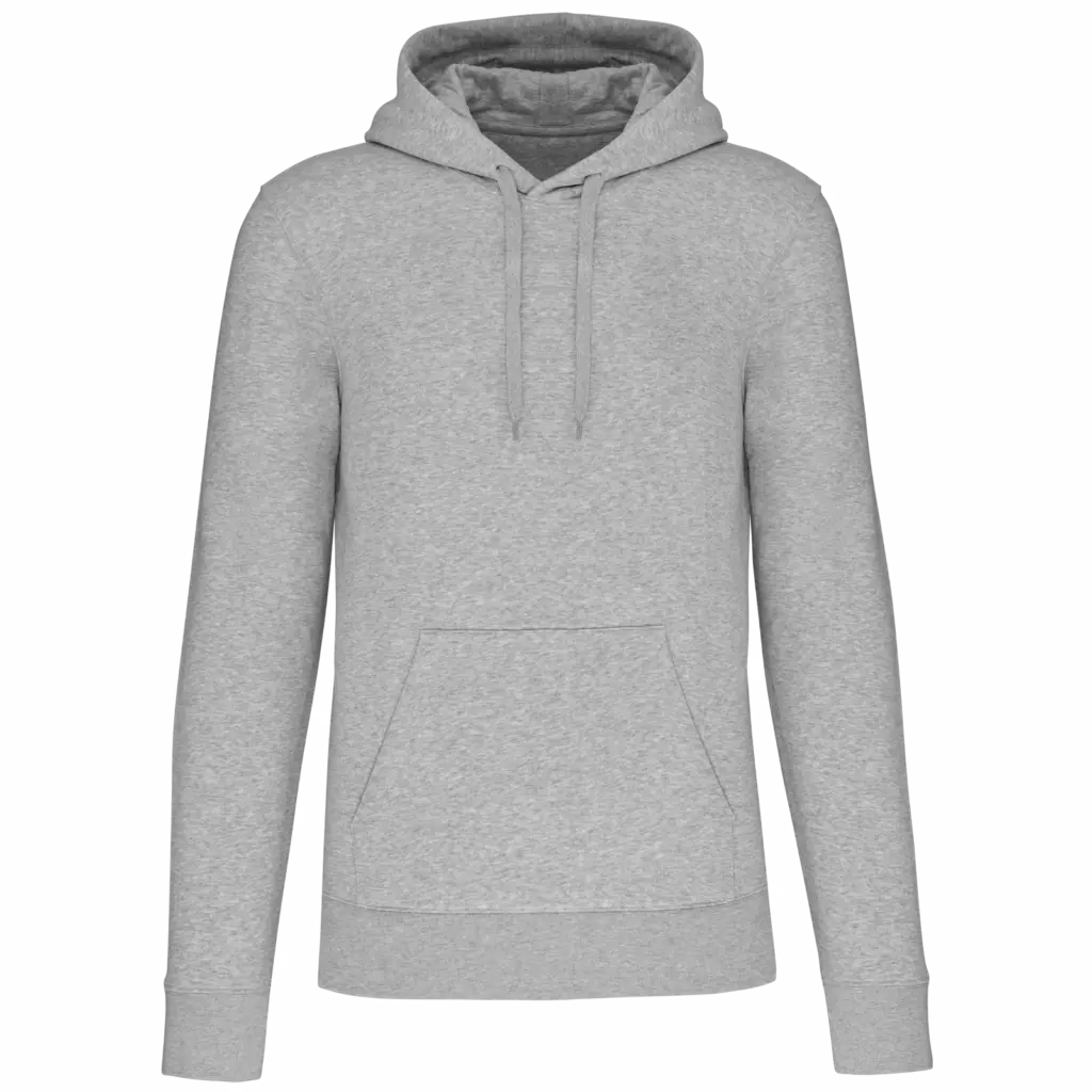 PS_K4027_OXFORDGREY - Hidalgo Ecologische herensweater met capuchon, oxford grey — productfoto 74