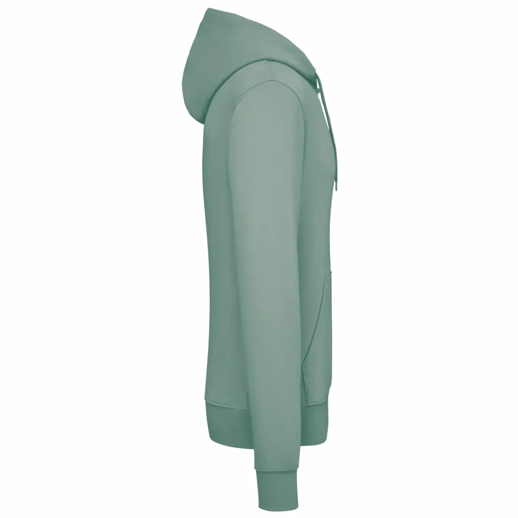 PS_K4027-S_SAGE - Hidalgo Ecologische herensweater met capuchon, sage — productfoto 82