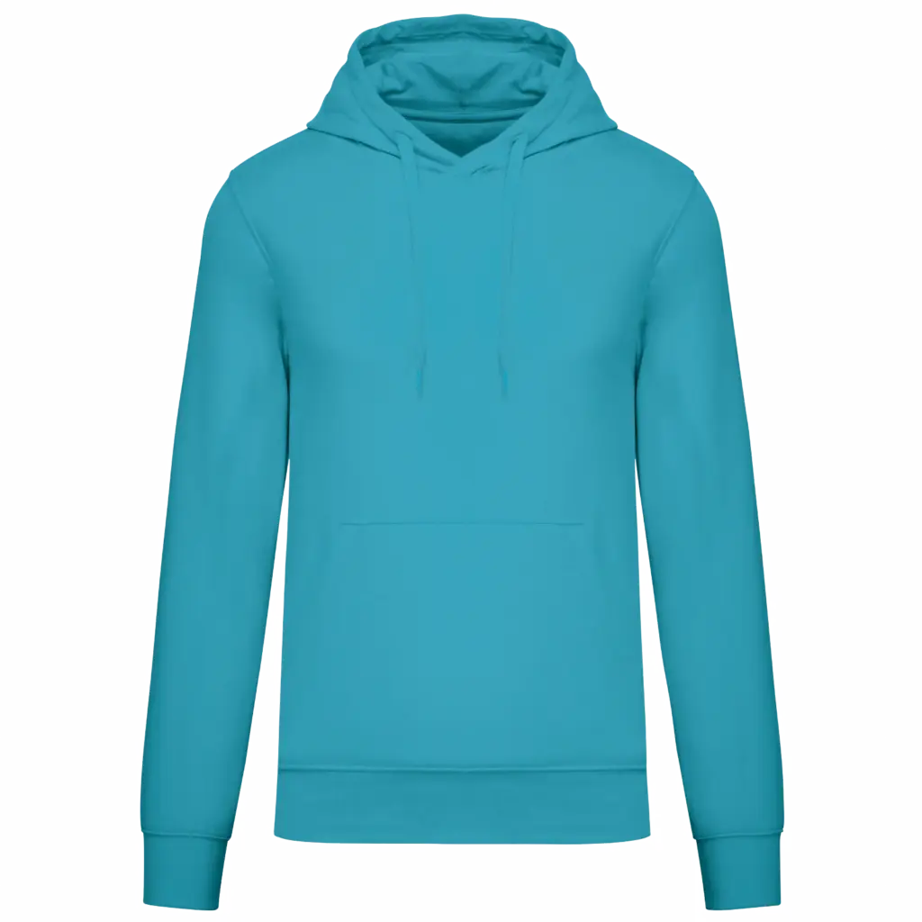 PS_K4027_SEATURQUOISE - Hidalgo Ecologische herensweater met capuchon, sea turquoise — productfoto 86