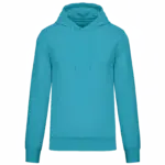 PS_K4027_SEATURQUOISE - Hidalgo Ecologische herensweater met capuchon, sea turquoise — productfoto 86