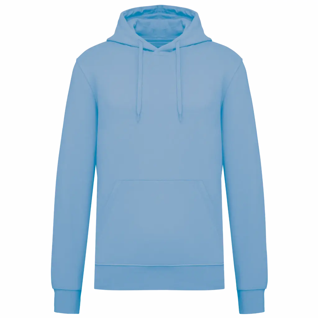 PS_K4027_SKYBLUE - Hidalgo Ecologische herensweater met capuchon, sky blue — productfoto 89