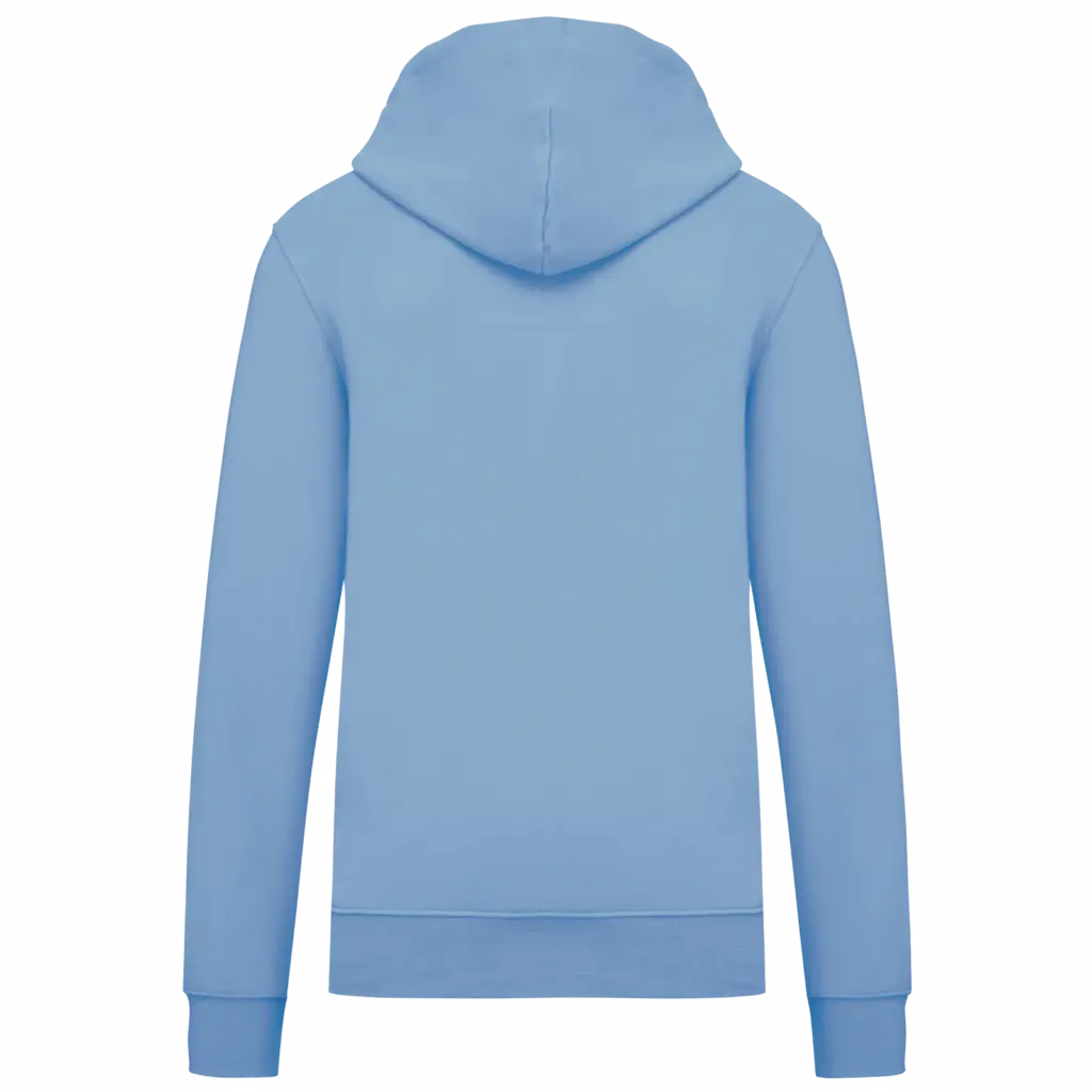 PS_K4027-B_SKYBLUE - Hidalgo Ecologische herensweater met capuchon, sky blue — productfoto 90