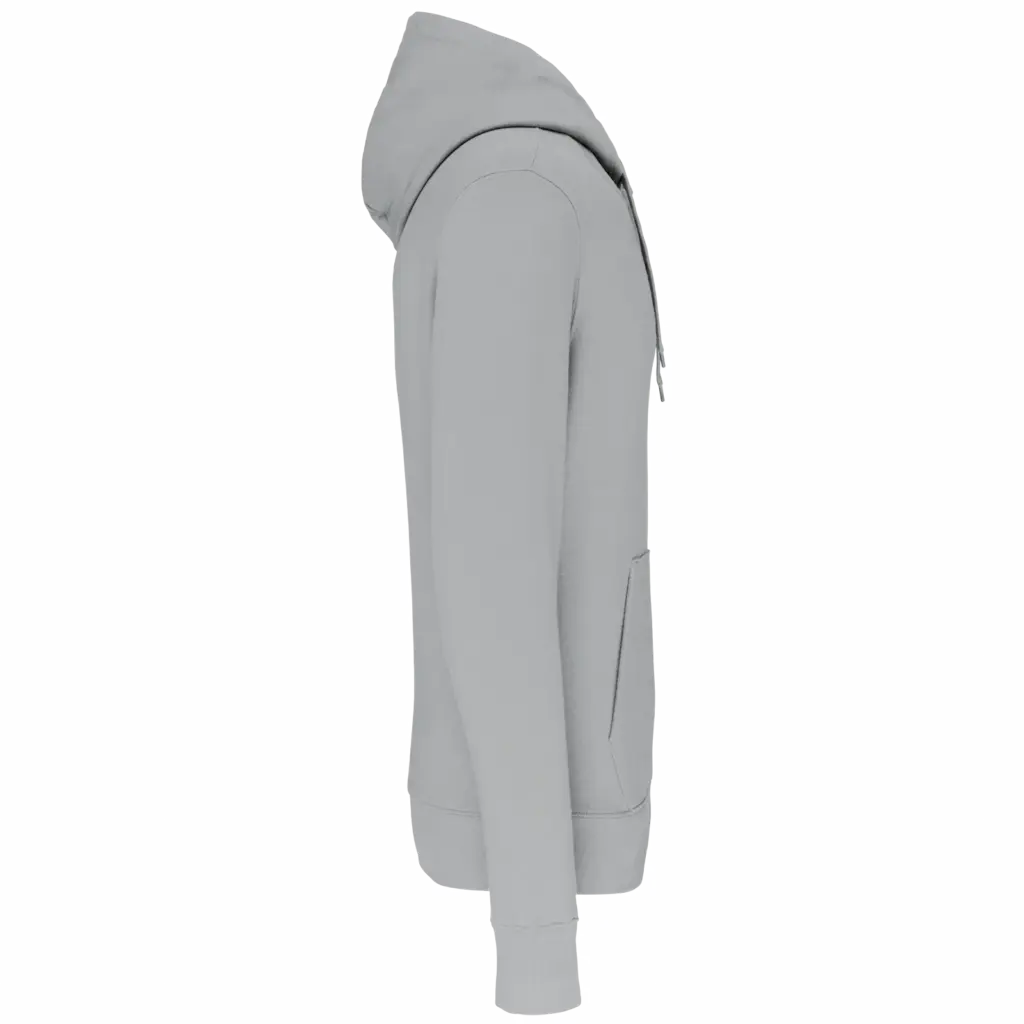 PS_K4027-S_SNOWGREY - Hidalgo Ecologische herensweater met capuchon, snow grey — productfoto 91