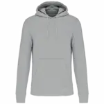 PS_K4027_SNOWGREY - Hidalgo Ecologische herensweater met capuchon, snow grey — productfoto 92