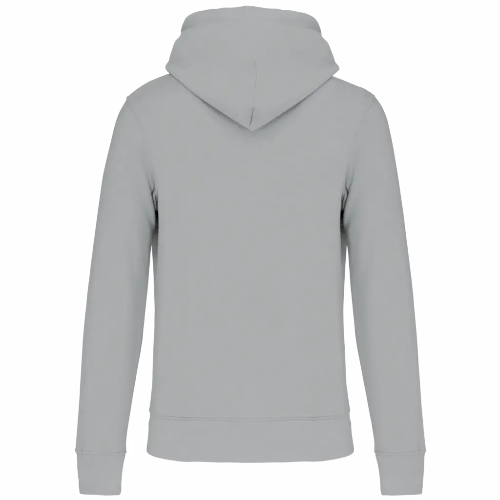 PS_K4027-B_SNOWGREY - Hidalgo Ecologische herensweater met capuchon, snow grey — productfoto 93