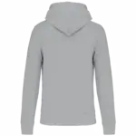 PS_K4027-B_SNOWGREY - Hidalgo Ecologische herensweater met capuchon, snow grey — productfoto 93