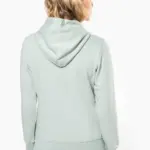 Ecologische damessweater met capuchon — productfoto 2
