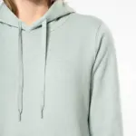 Ecologische damessweater met capuchon — productfoto 3