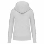 PS_K4028-B_ASHHEATHER - Hidalgo-werbeartikel Ecologische damessweater met capuchon, ash heather — productfoto 12