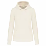 PS_K4028_COCONUTMILK - Hidalgo-werbeartikel Ecologische damessweater met capuchon, coconut milk — productfoto 17
