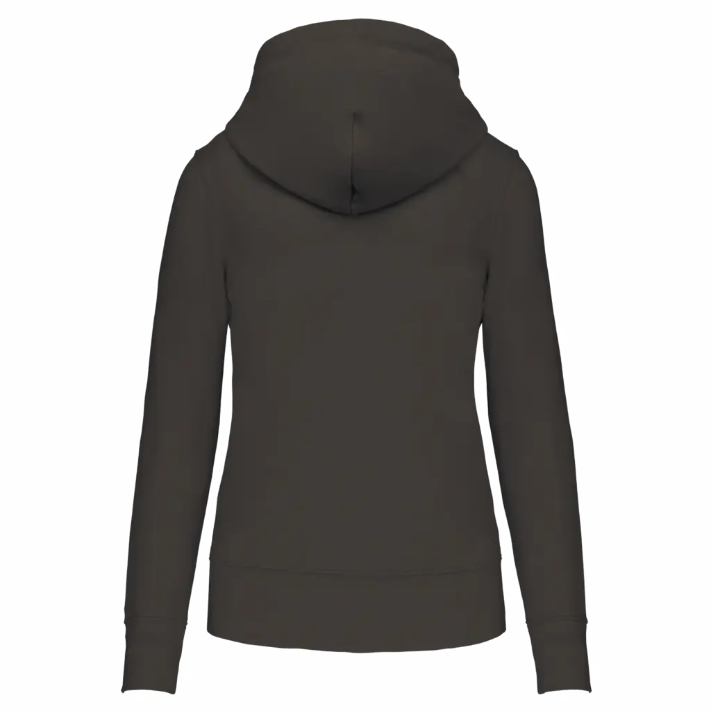 PS_K4028-B_DARKGREY - Hidalgo-werbeartikel Ecologische damessweater met capuchon, dark grey — productfoto 21