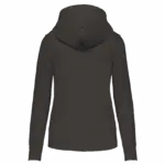 PS_K4028-B_DARKGREY - Hidalgo-werbeartikel Ecologische damessweater met capuchon, dark grey — productfoto 21