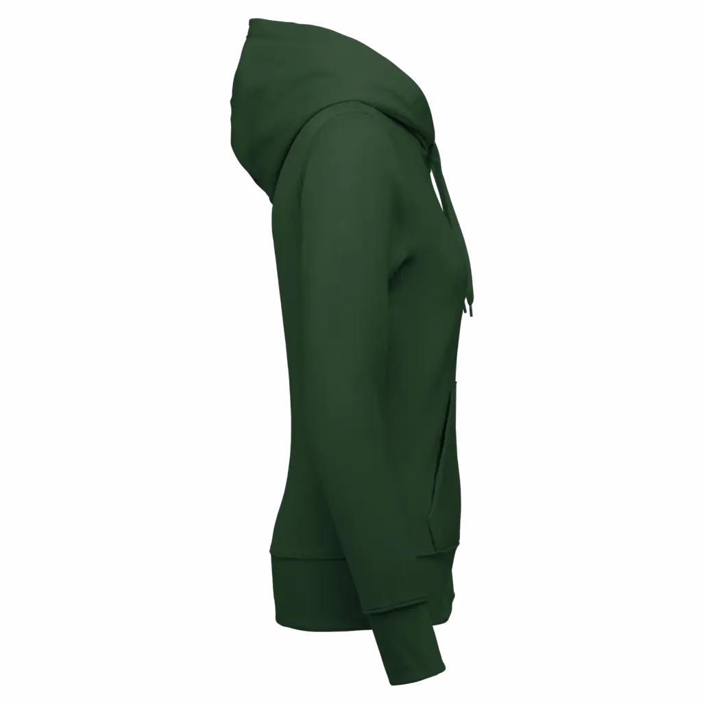 PS_K4028-S_FORESTGREEN - Hidalgo-werbeartikel Ecologische damessweater met capuchon, forest green — productfoto 22