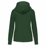 PS_K4028-B_FORESTGREEN - Hidalgo-werbeartikel Ecologische damessweater met capuchon, forest green — productfoto 24