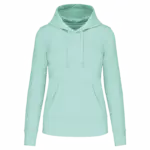 PS_K4028_ICEMINT - Hidalgo-werbeartikel Ecologische damessweater met capuchon, ice mint — productfoto 29