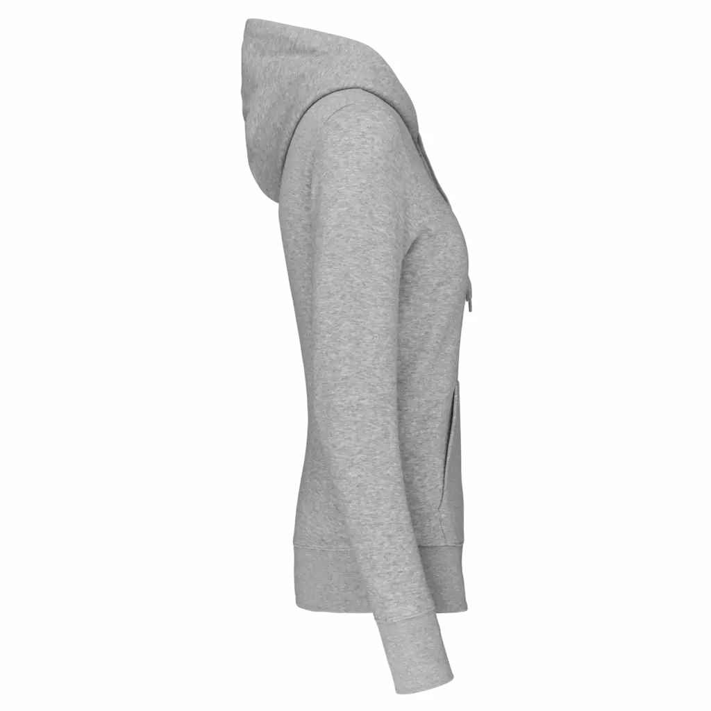 PS_K4028-S_OXFORDGREY - Hidalgo-werbeartikel Ecologische damessweater met capuchon, oxford grey — productfoto 40
