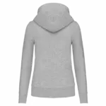 PS_K4028-B_OXFORDGREY - Hidalgo-werbeartikel Ecologische damessweater met capuchon, oxford grey — productfoto 42
