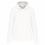PS_K4028_WHITE - Hidalgo-werbeartikel Ecologische damessweater met capuchon, white — productfoto 53