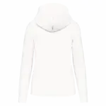 PS_K4028-B_WHITE - Hidalgo-werbeartikel Ecologische damessweater met capuchon, white — productfoto 54