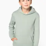 Ecologische kindersweater met capuchon