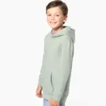 Ecologische kindersweater met capuchon — productfoto 6