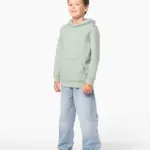 Ecologische kindersweater met capuchon — productfoto 7