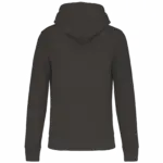 Ecologische kindersweater met capuchon, dark grey — productfoto 17