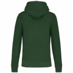 Ecologische kindersweater met capuchon, forest green — productfoto 20