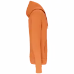 Ecologische kindersweater met capuchon, light orange — productfoto 24