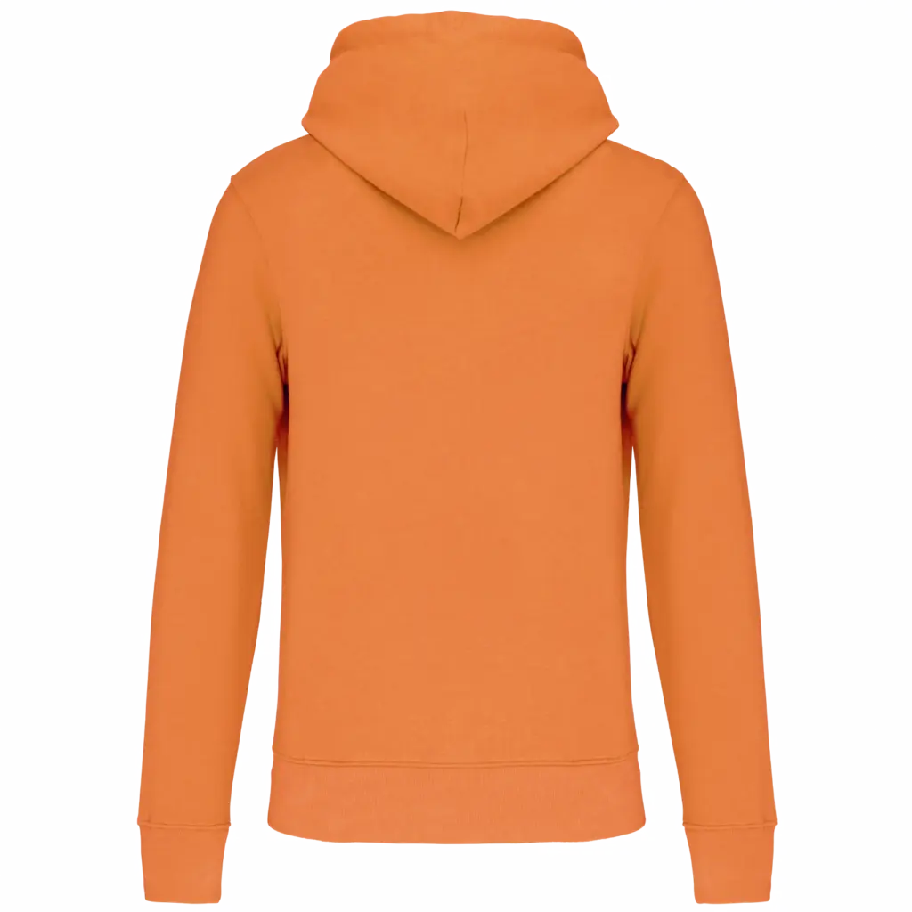 Ecologische kindersweater met capuchon, light orange — productfoto 26