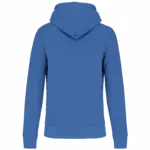 Ecologische kindersweater met capuchon, light royal blue — productfoto 29
