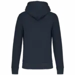 Ecologische kindersweater met capuchon, navy — productfoto 32
