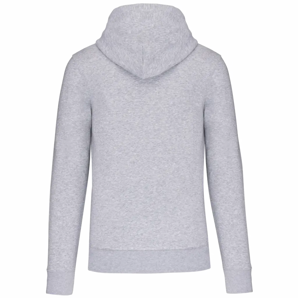 Ecologische kindersweater met capuchon, oxford grey — productfoto 35