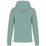 Ecologische kindersweater met capuchon, sage — productfoto 44
