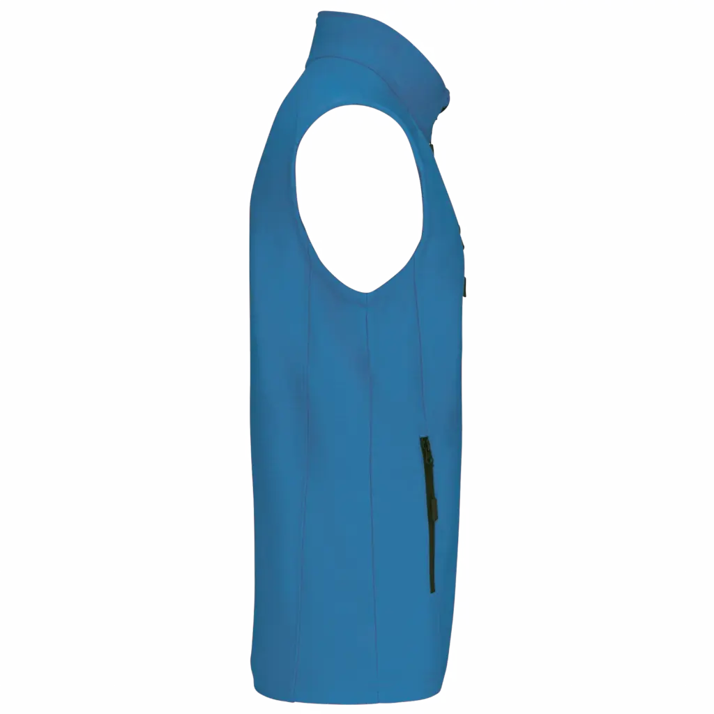 PS_K403-S_AQUABLUE - Hidalgo Softshell bodywarmer, aqua blue — productfoto 12