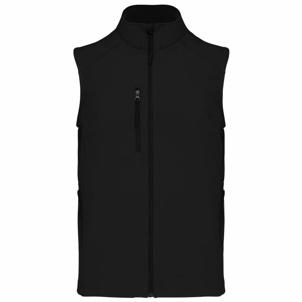 PS_K403_BLACK - Hidalgo Softshell bodywarmer, black — productfoto 16