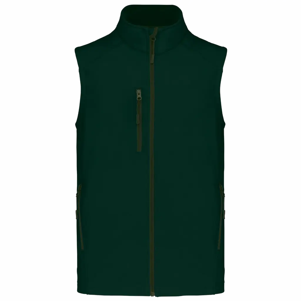 PS_K403_BOTTLEGREEN - Hidalgo Softshell bodywarmer, bottle green — productfoto 19