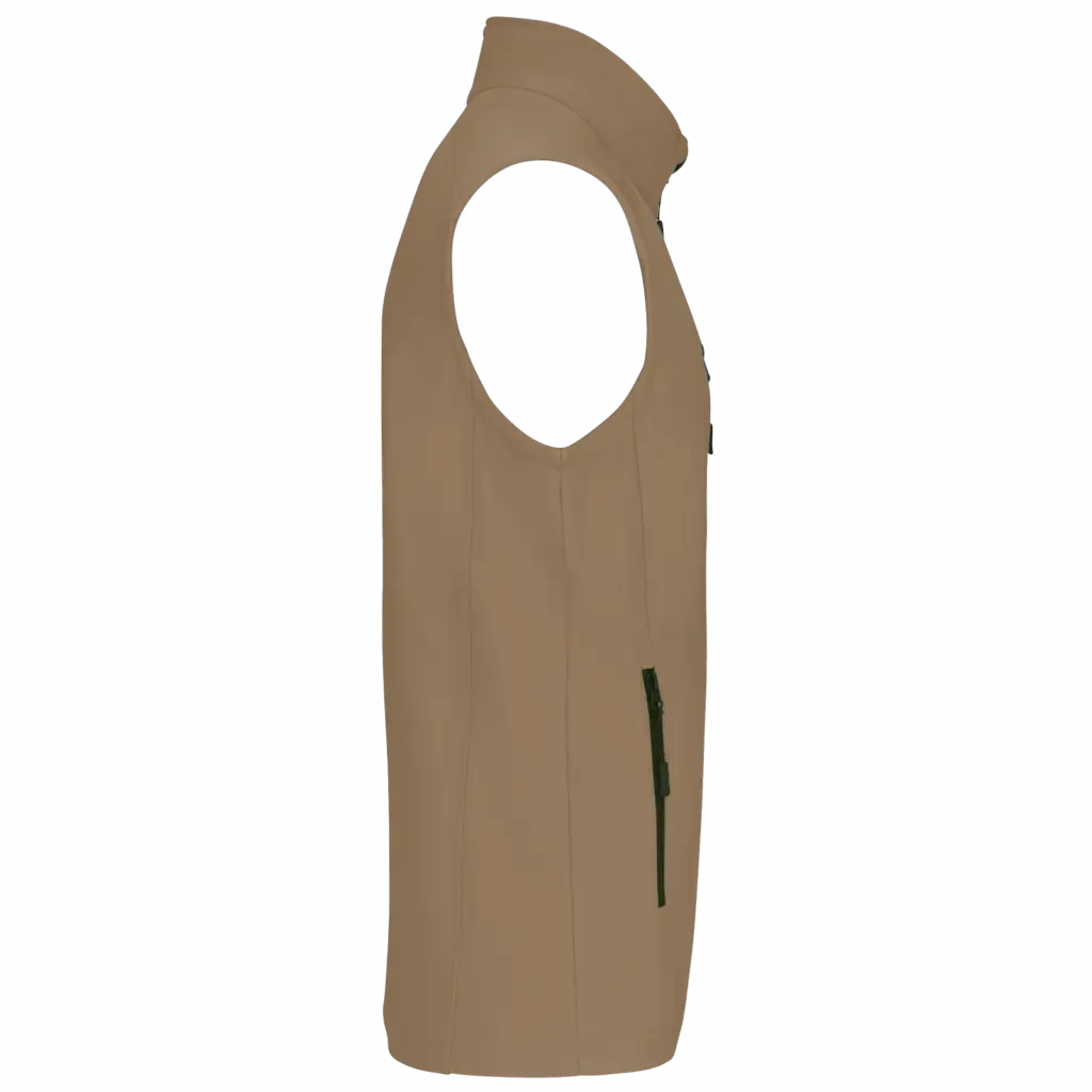 PS_K403-S_CAMEL - Hidalgo Softshell bodywarmer, camel — productfoto 21