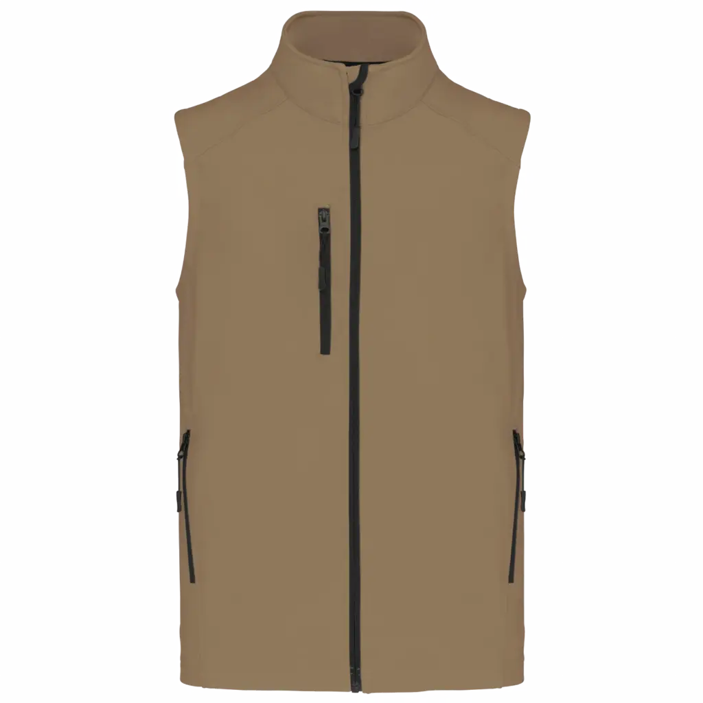 PS_K403_CAMEL - Hidalgo Softshell bodywarmer, camel — productfoto 22