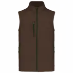 PS_K403_CHOCOLATE - Hidalgo Softshell bodywarmer, chocolate — productfoto 25