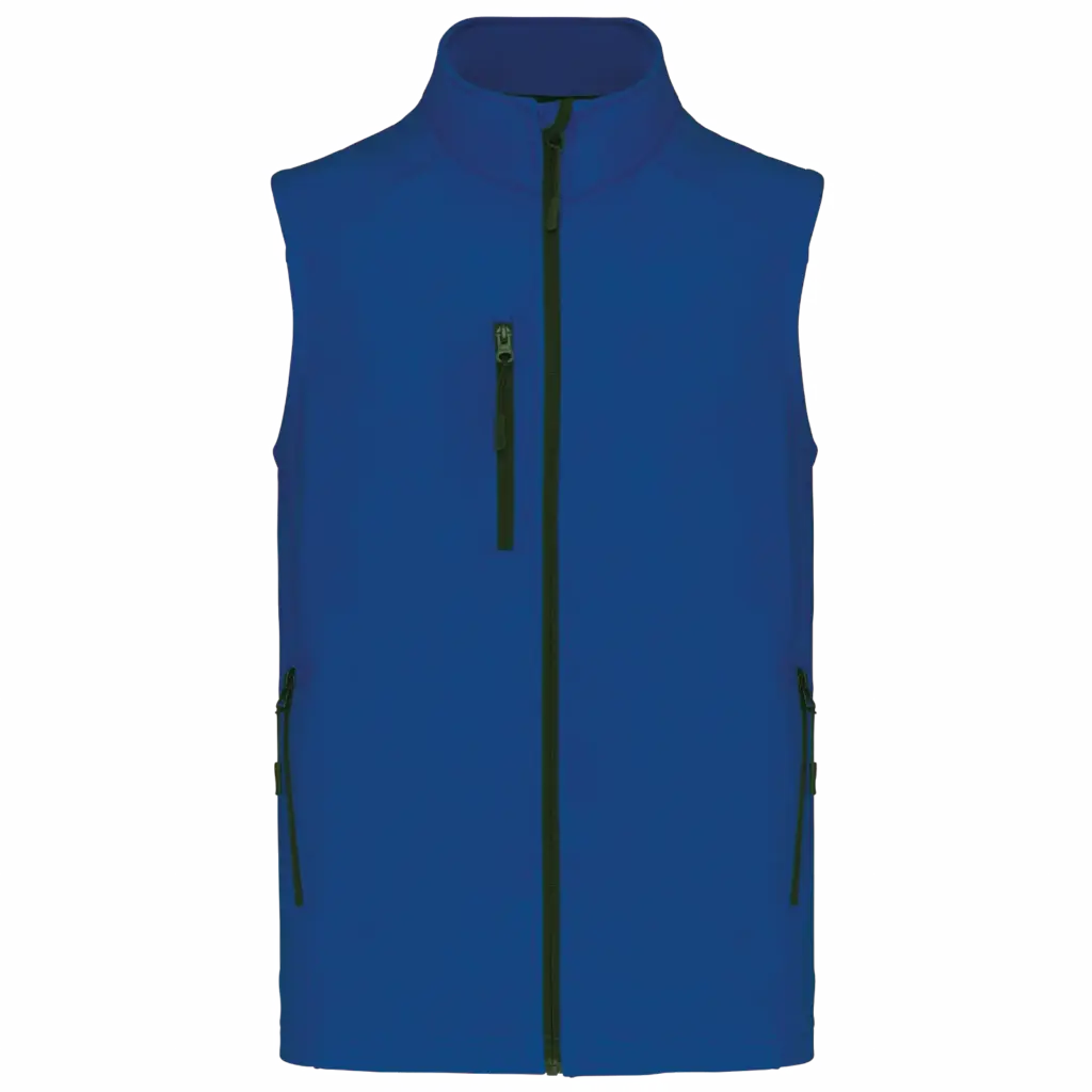 PS_K403_DARKROYALBLUE - Hidalgo Softshell bodywarmer, dark royal blue — productfoto 28