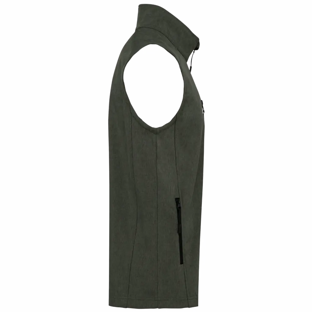 PS_K403-S_MARLGREEN - Hidalgo Softshell bodywarmer, marl green — productfoto 33