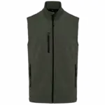 PS_K403_MARLGREEN - Hidalgo Softshell bodywarmer, marl green — productfoto 34