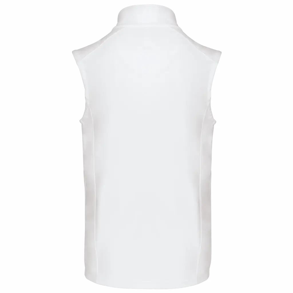 PS_K403-B_WHITE - Hidalgo Softshell bodywarmer, white — productfoto 50