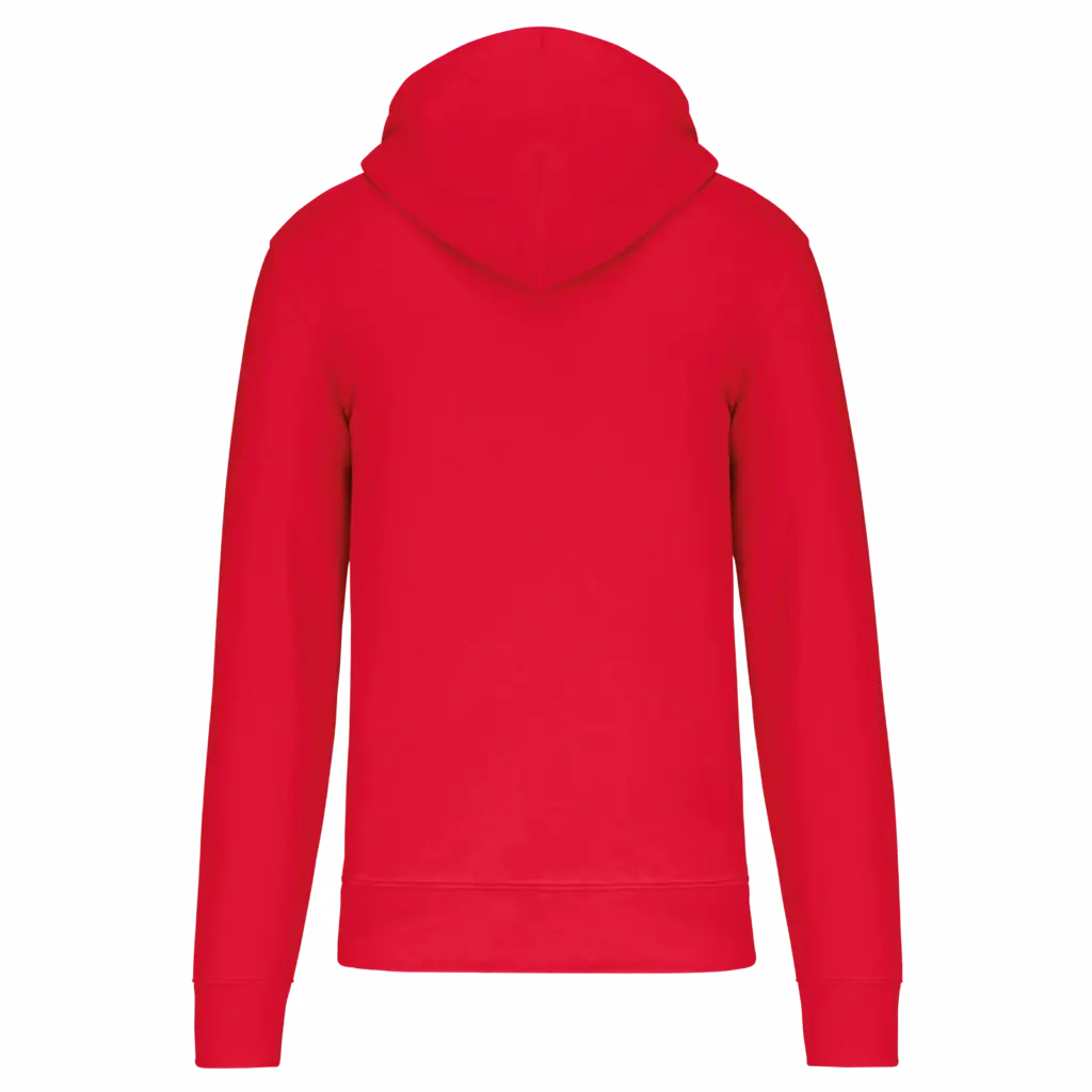 PS_K4030-B_RED - Hidalgo Ecologische herensweater met capuchon en ritssluiting — productfoto 36