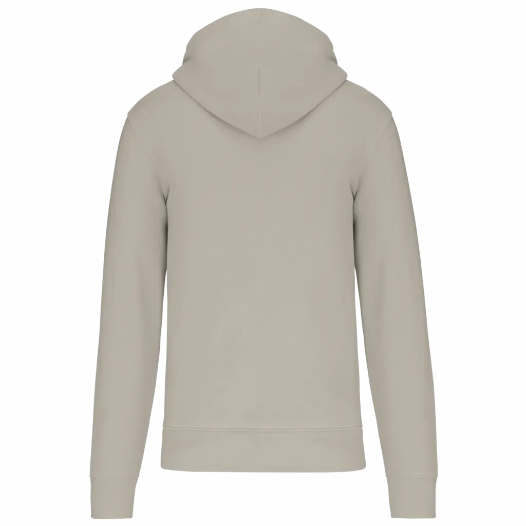 PS_K4030-B_CLAY - Hidalgo Ecologische herensweater met capuchon en ritssluiting, clay — productfoto 15
