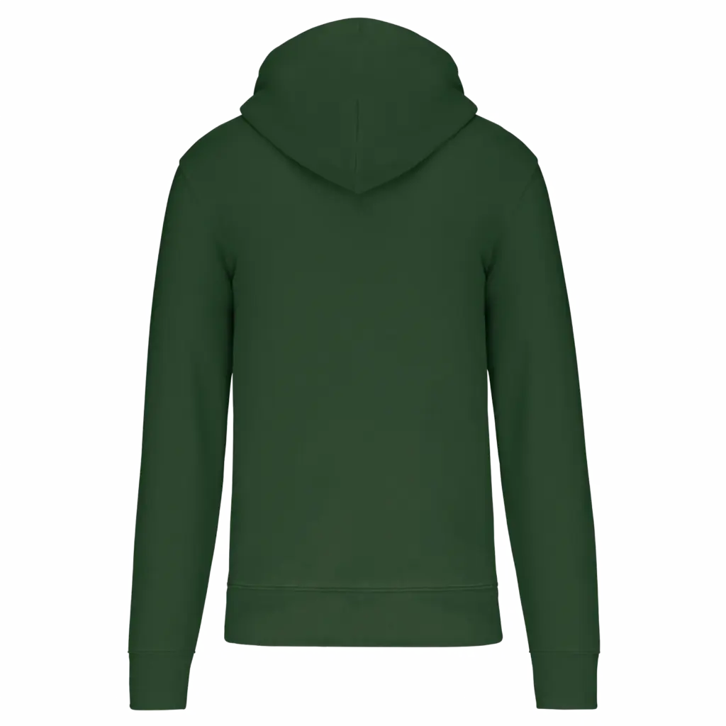 PS_K4030-B_FORESTGREEN - Hidalgo Ecologische herensweater met capuchon en ritssluiting, forest green — productfoto 21